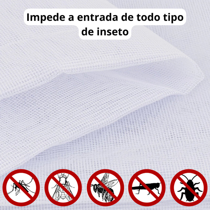 Tela de Proteção Mosqueteira com Velcro